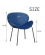 Von 2 Samt Sitz Esszimmerstühlen mit Effekt Metallbeinen Wohnzimmer Stuhl, Ergonomisches Design Wohnzimmer Stühle