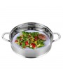 ZOKOP SP-3T Four-Layer 304 Stainless Steel Steamer 11 inch (28cm) 2 Steamer   2 Full Grid
