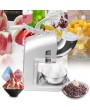 ZOKOP BY-300HD 120V 350W Commercial Removable Dual Blades Electric Ice Crusher Silver