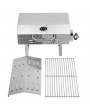 ZOKOP TG-5U Stainless Steel Oven Gas Oven Single Row Square Small Oven