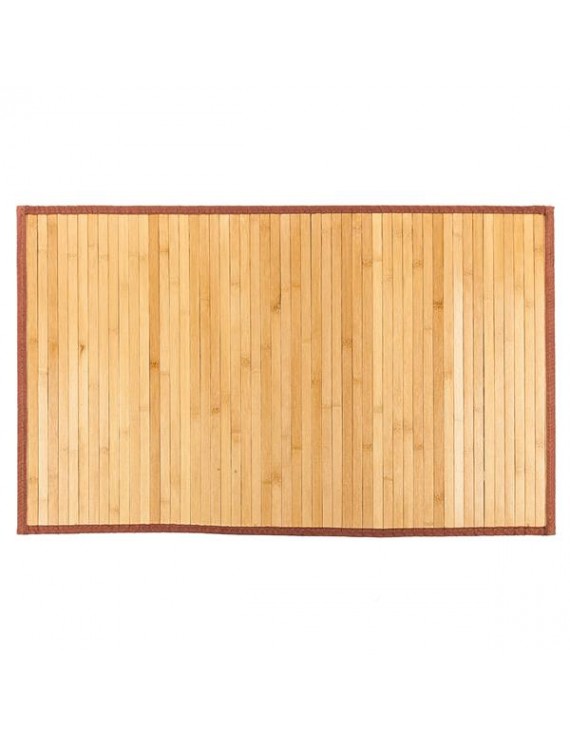 21"*34" Non-sliding Waterproof Bamboo Floor Mat Natural