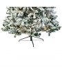 7.5ft Pvc Flocking Tied Light Christmas Tree Automatic Tree Structure