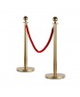 4pcs 32*95CM Concierge Columns Pillars 2 1.5M Velvet Ropes Gold