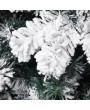 6FT PVC Flocking Christmas Tree 750 Branches Automatic Tree