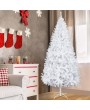 7FT Iron Leg White Christmas Tree with 950 Branches